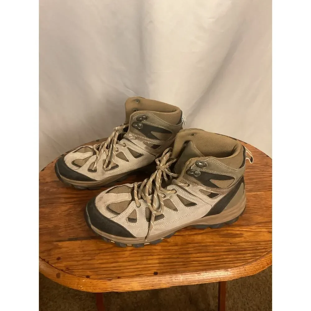 High Sierra Trinity Hiking Boots Size 10 Brown Tan Leather Trail Outdoor